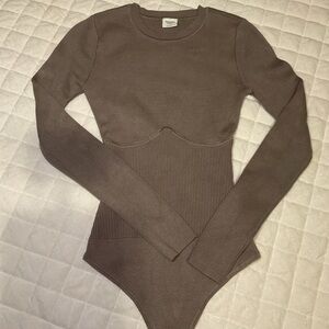 Abercrombie Long Sleeve Bodysuit